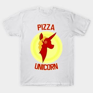 Pizza Unicorn (With Text) T-Shirt